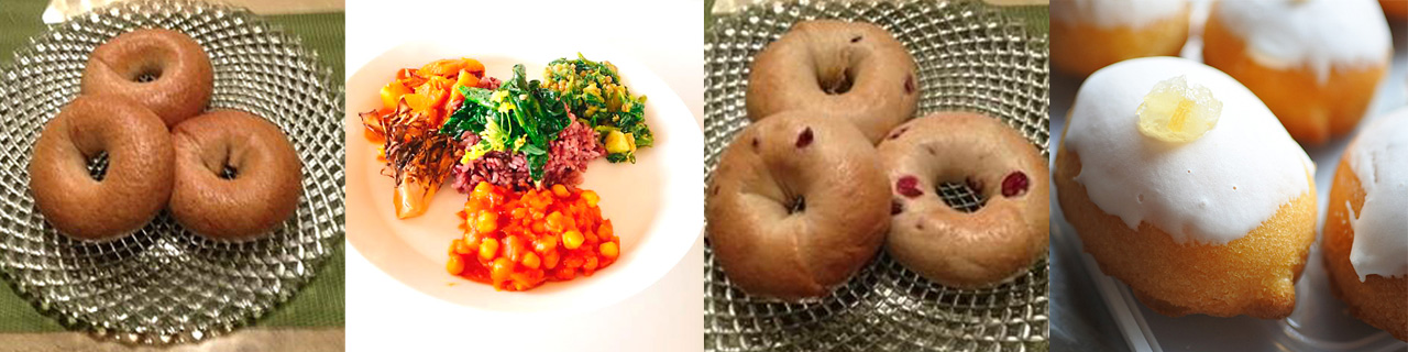 ベーグル&野菜スパイスカレー他